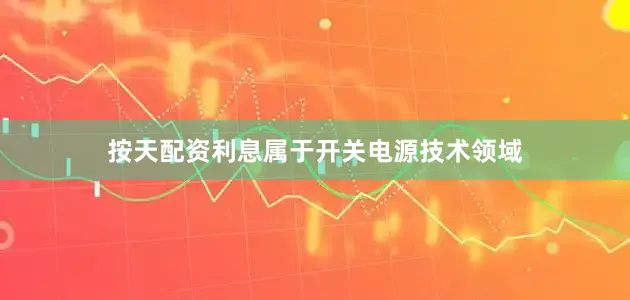 按天配资利息属于开关电源技术领域