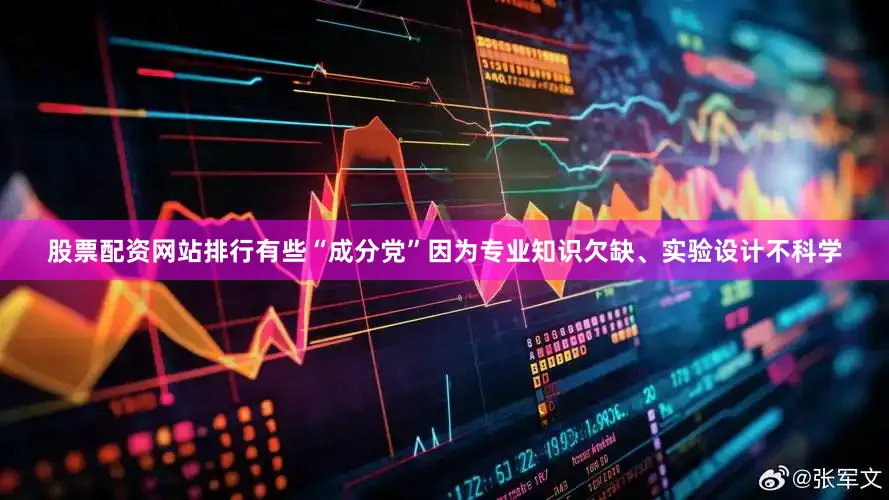 股票配资网站排行有些“成分党”因为专业知识欠缺、实验设计不科学